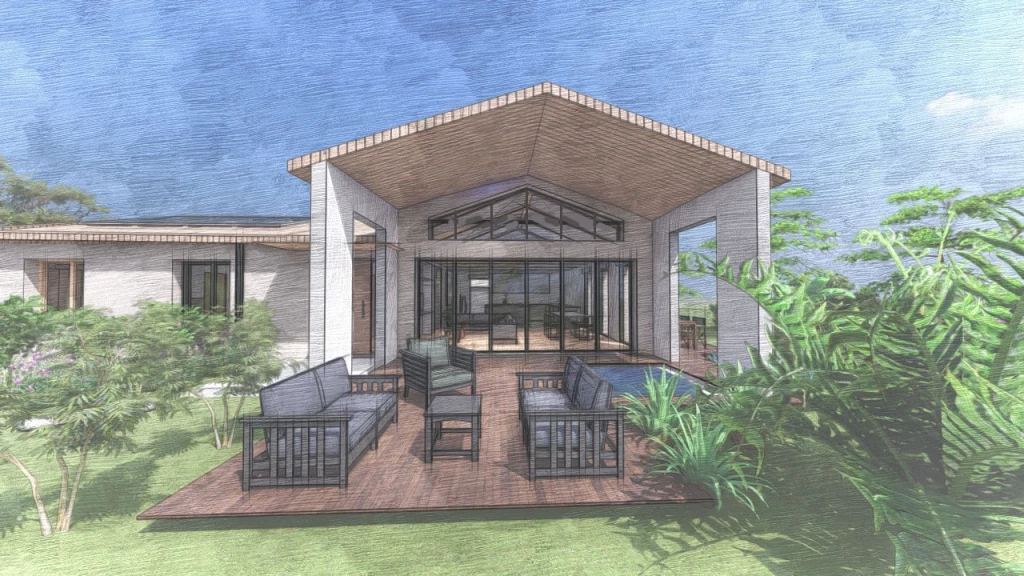 Transformation Pavillon par l'Atelier Kodama, architectes à Toulouse